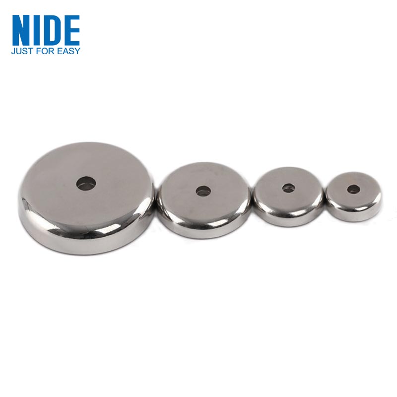 বৃত্তাকার বেস কাপ চুম্বক Sintered NdFeB চুম্বক